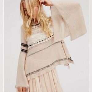 Free People | Craft Time Dramatic Huge Sleeve Wool Blend Sweater